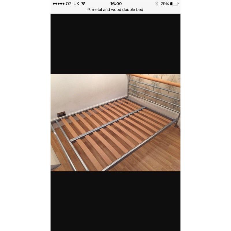 Marks and Spencer's double bed with mattress!!!!!