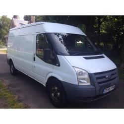 FORD TRANSIT LWB Medium Roof Van TDCi 115ps (white) 2008