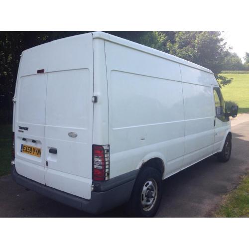 FORD TRANSIT LWB Medium Roof Van TDCi 115ps (white) 2008