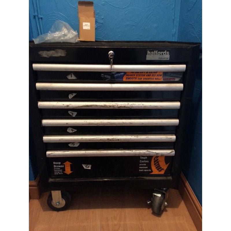 Tool trolley and tools