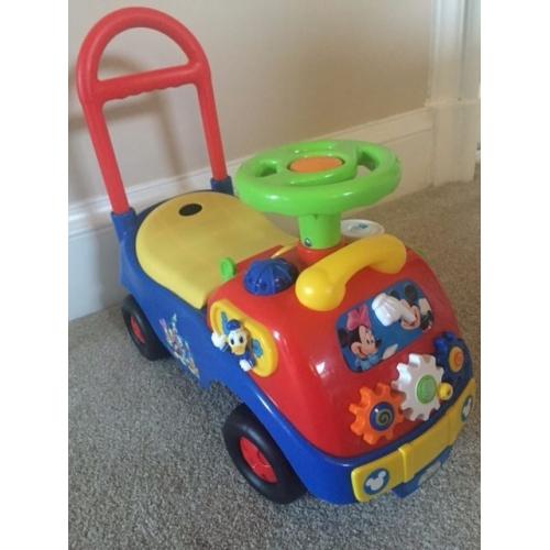 Mickey Mouse ride on car inc box