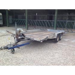 Tilt Bed Car/Plant Transporter Trailer (Bateson) 16x 6.2 with 2000kgs Winch