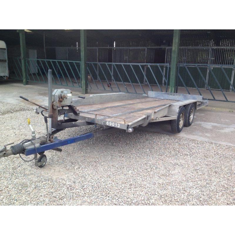 Tilt Bed Car/Plant Transporter Trailer (Bateson) 16x 6.2 with 2000kgs Winch