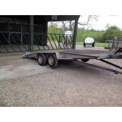 Tilt Bed Car/Plant Transporter Trailer (Bateson) 16x 6.2 with 2000kgs Winch