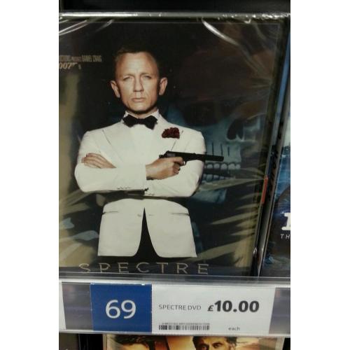 SPECTRE 007 NEW DVD