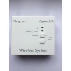 DRAYTON DIGISTAT + 2RF ROOM WIRELESS BATTERY THERMOSTAT AND MAINS DIGISTAT SCR