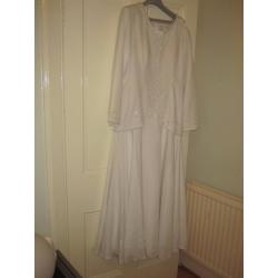 Forever Yours white wedding outfit, 1950's vintage clothing