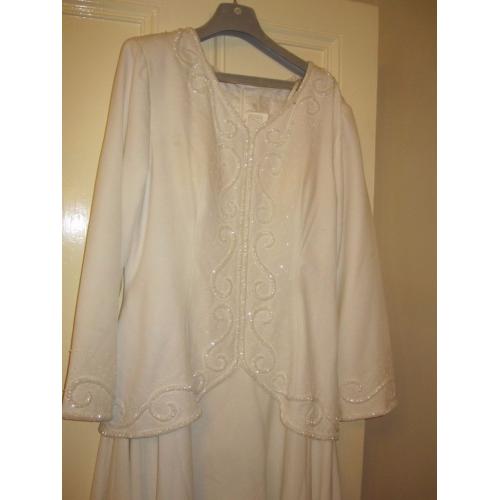 Forever Yours white wedding outfit, 1950's vintage clothing