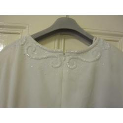 Forever Yours white wedding outfit, 1950's vintage clothing