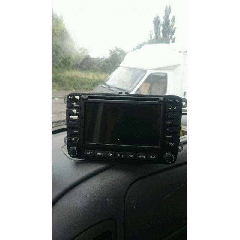 Vw rns head unit dvd satnav TV