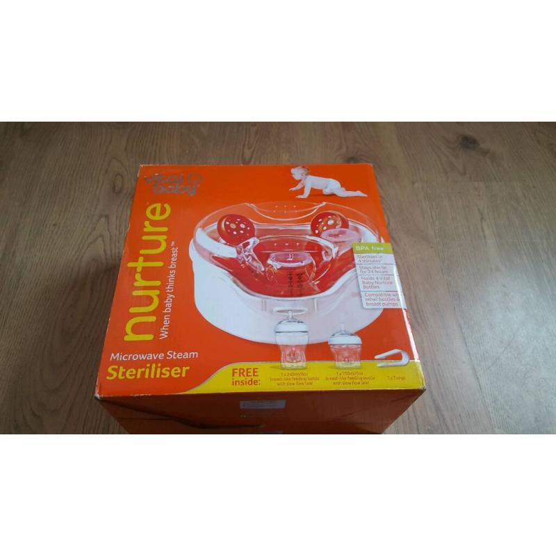 Microwave steriliser