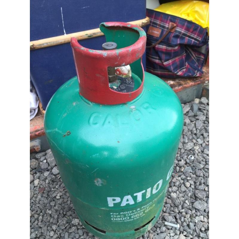 Patio gas bottle