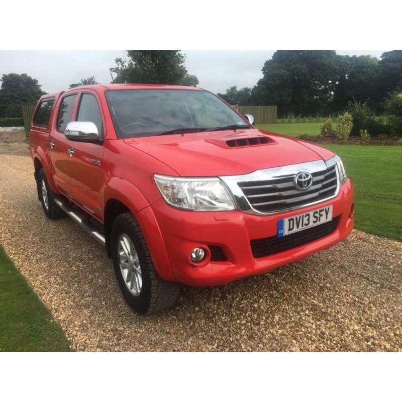 2013 13 TOYOTA HI-LUX 3.0 INVINCIBLE 4X4 D-4D DCB 1D AUTO 169 BHP DIESEL