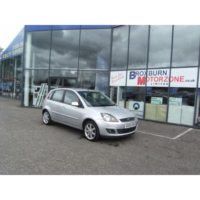 2008 08 FORD FIESTA 1.2 ZETEC BLUE 5d 75 BHP **** GUARANTEED FINANCE ****