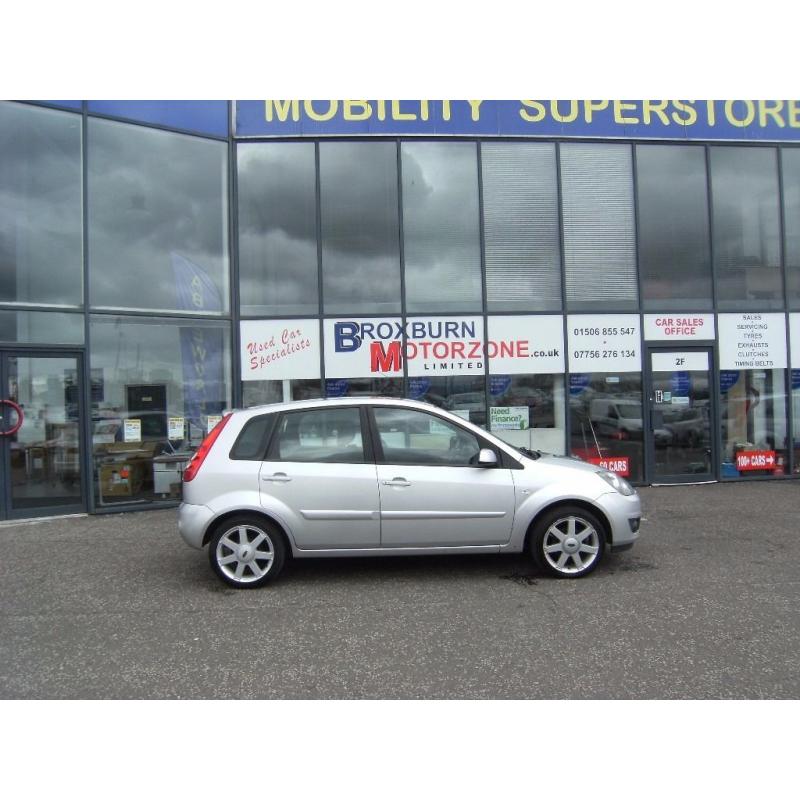 2008 08 FORD FIESTA 1.2 ZETEC BLUE 5d 75 BHP **** GUARANTEED FINANCE ****
