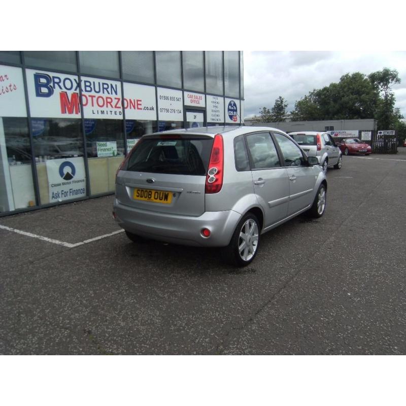 2008 08 FORD FIESTA 1.2 ZETEC BLUE 5d 75 BHP **** GUARANTEED FINANCE ****