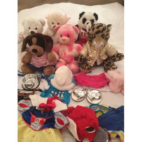 Build a bear animals and clothes