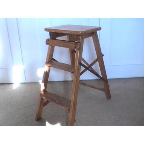 Small wooden step ladders