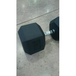 Hex dumbell set