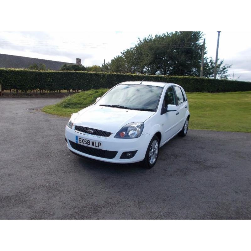 2008 58 FORD FIESTA 1.4 TDCI ZETEC CLIMATE 5 DOOR MOT SEPTEMBER 2017