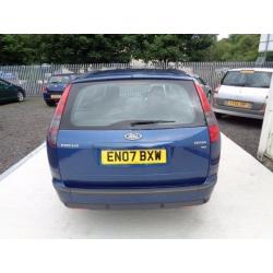 FORD FOCUS 1.8 GHIA 2007 PETROL 93,000 MILES 5 DOOR ESTATE BLUE MOT: 09/07/17 EXCELLENT CONDITION