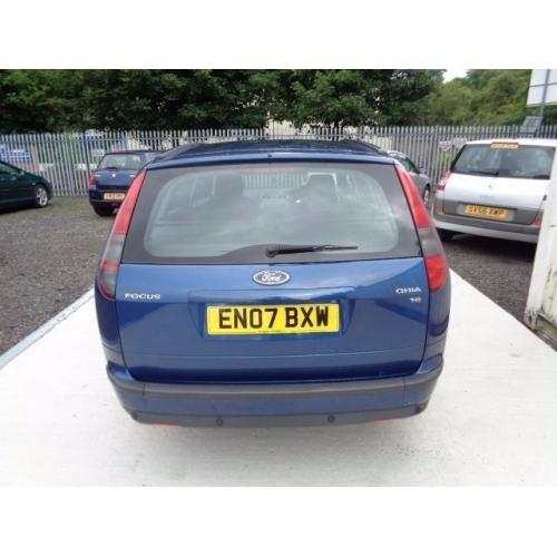 FORD FOCUS 1.8 GHIA 2007 PETROL 93,000 MILES 5 DOOR ESTATE BLUE MOT: 09/07/17 EXCELLENT CONDITION