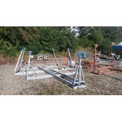 Yacht Cradle Jacobs 6 leg plus bow support galvanised dismantleable for transport collect Argyll