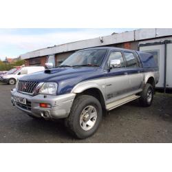 MITSUBISHI L-200 ANIMAL – DOUBLE CAB 4 X 4 PICK UP – 52 REG