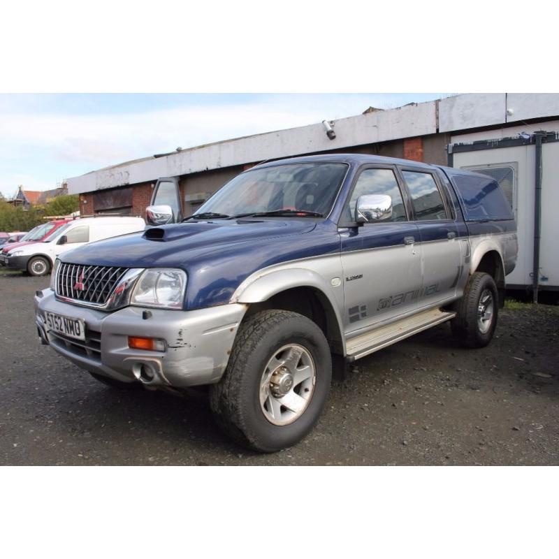 MITSUBISHI L-200 ANIMAL – DOUBLE CAB 4 X 4 PICK UP – 52 REG