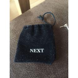 Silver earrings from next