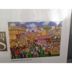 WH SMITH 1500 piece jigsaw fairground theme B New sealed
