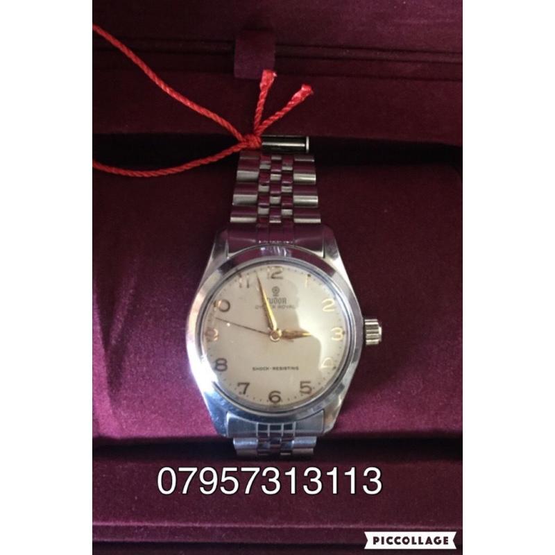 Tudor prince Rolex oyster Royal luxury automatic watch great condition with box jubilee strap