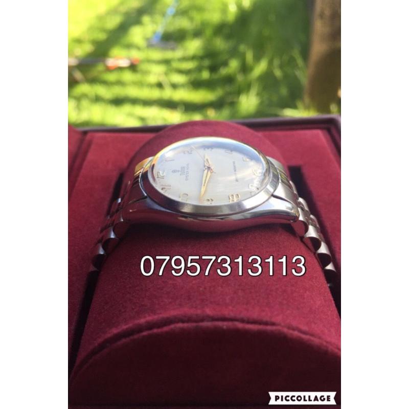 Tudor prince Rolex oyster Royal luxury automatic watch great condition with box jubilee strap