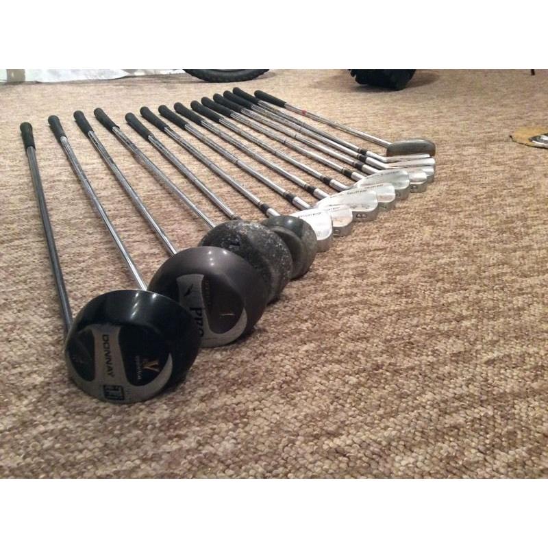 Golf bag and clubs