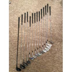Golf bag and clubs