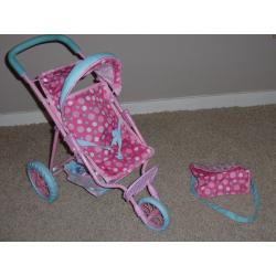 Baby doll/toy equipment - high chairs, buggy, car seat, bouncer etc