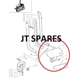 Exhaust Silencer Muffler Box New Holland TM125 TM135 TM150 TM160 8360 8560
