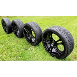 17" ALLOY WHEELS - 4x100 VAUXHALL RENAULT MG MINI VW ROVER MAZDA HONDA TOYOTA DAEWOO SEAT - 235 ONO