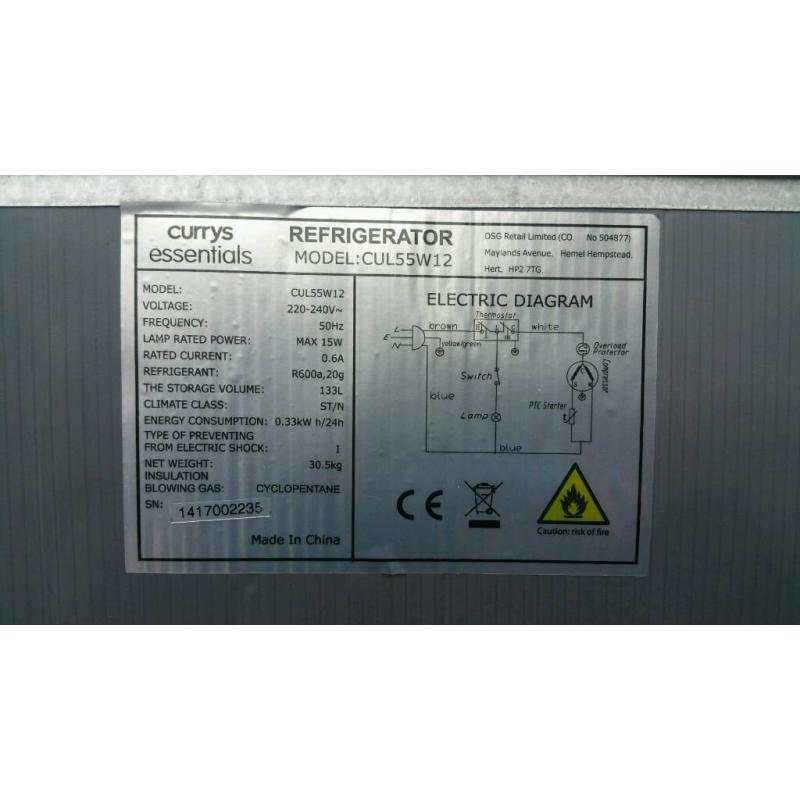 Under counter fridge