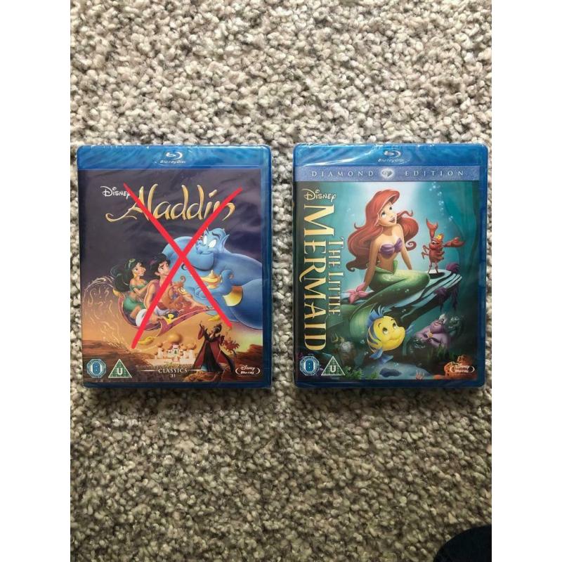 Various Disney blu-rays