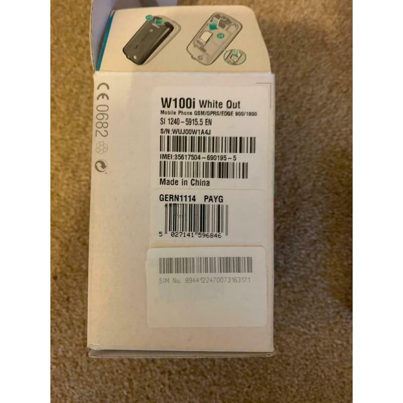 Sony Ericsson W100i