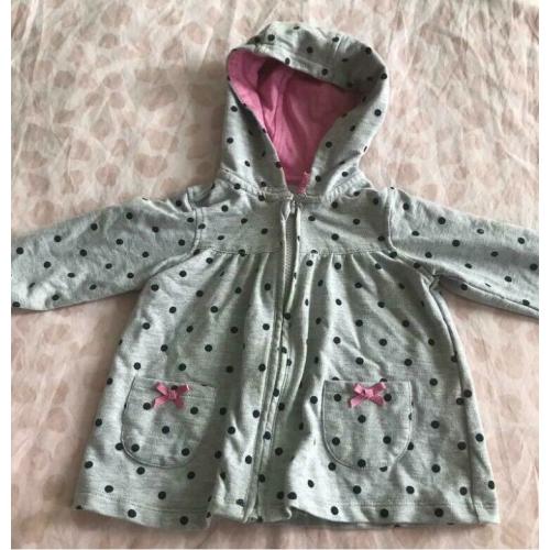 6-9 months Grey spot hoody