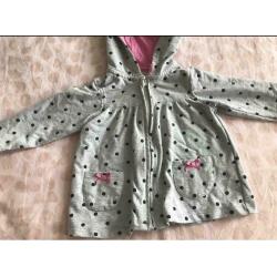 6-9 months Grey spot hoody