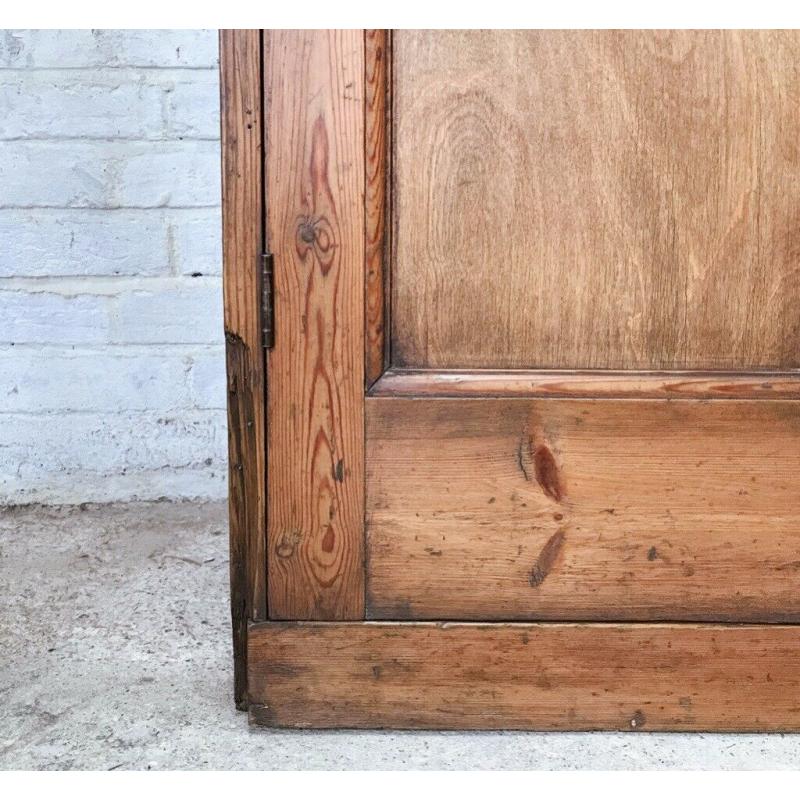 Large 19th Century Antique Pine Cabinet / Pantry / Laundry RUSTIC TRADITIONAL