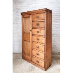 Large 19th Century Antique Pine Cabinet / Pantry / Laundry RUSTIC TRADITIONAL