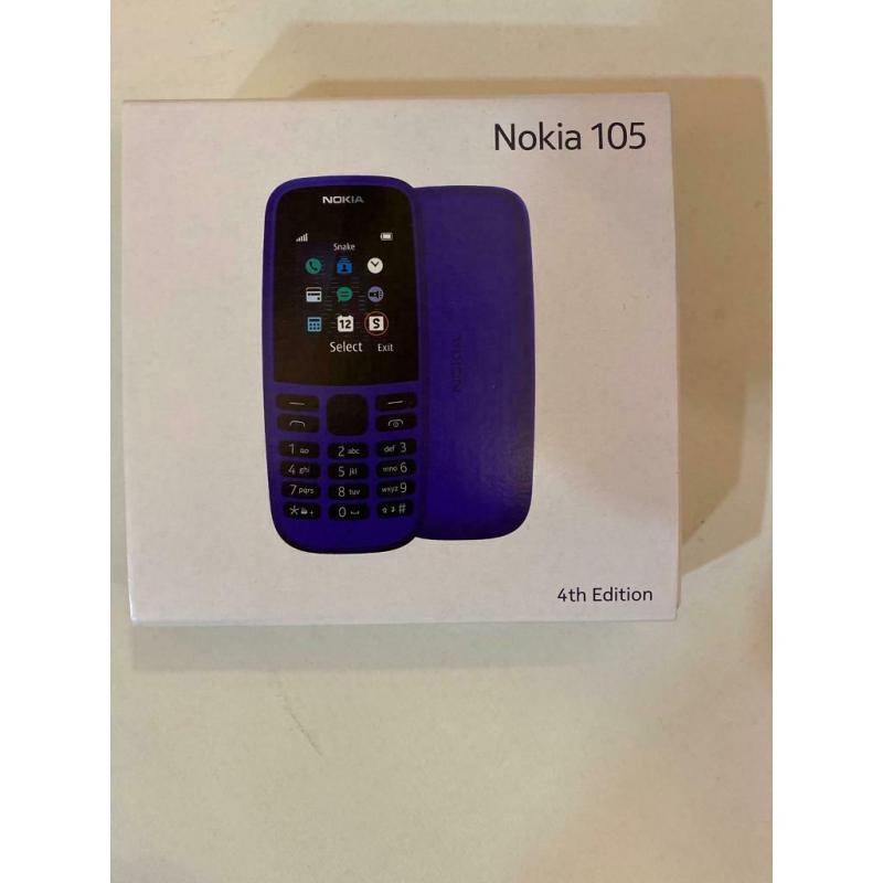 Brand new Nokia 105 4th edition