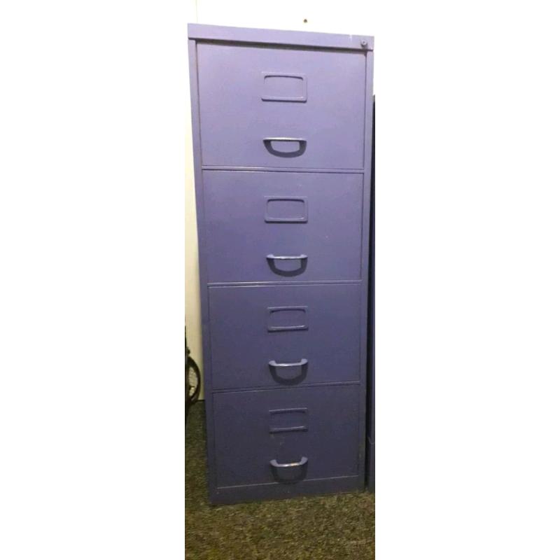 Industrial metal filing cabinets 4 draw