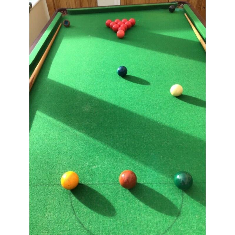 Snooker table