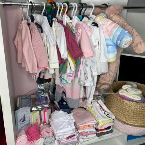 Wardrobe Full Of Baby Girl Clothes