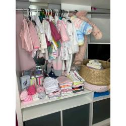 Wardrobe Full Of Baby Girl Clothes